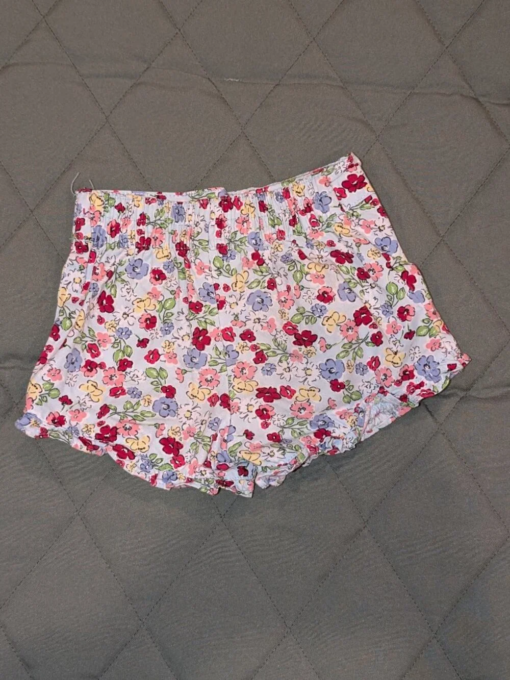 Baby/Toddler Ruffled Floral Shorts 24m